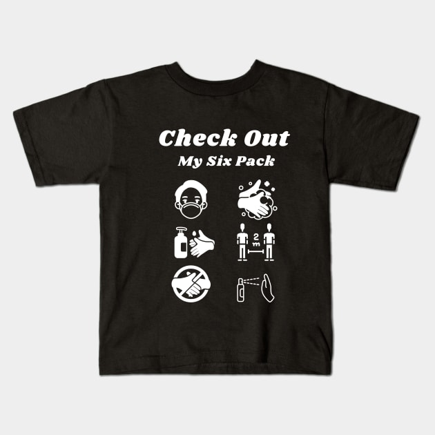 Protect yourself - Check out my six pack Edit Kids T-Shirt by JunThara